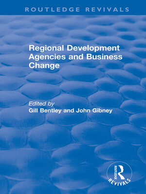 cover image of Regional Development Agencies and Business Change